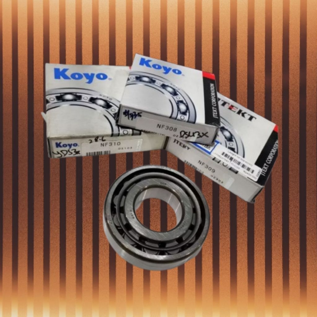 Laker KOYO NF308 NF309 NF310 / Laher / Bearing Ukuran NF308 NF309 NF310 Merk KOYO ORI