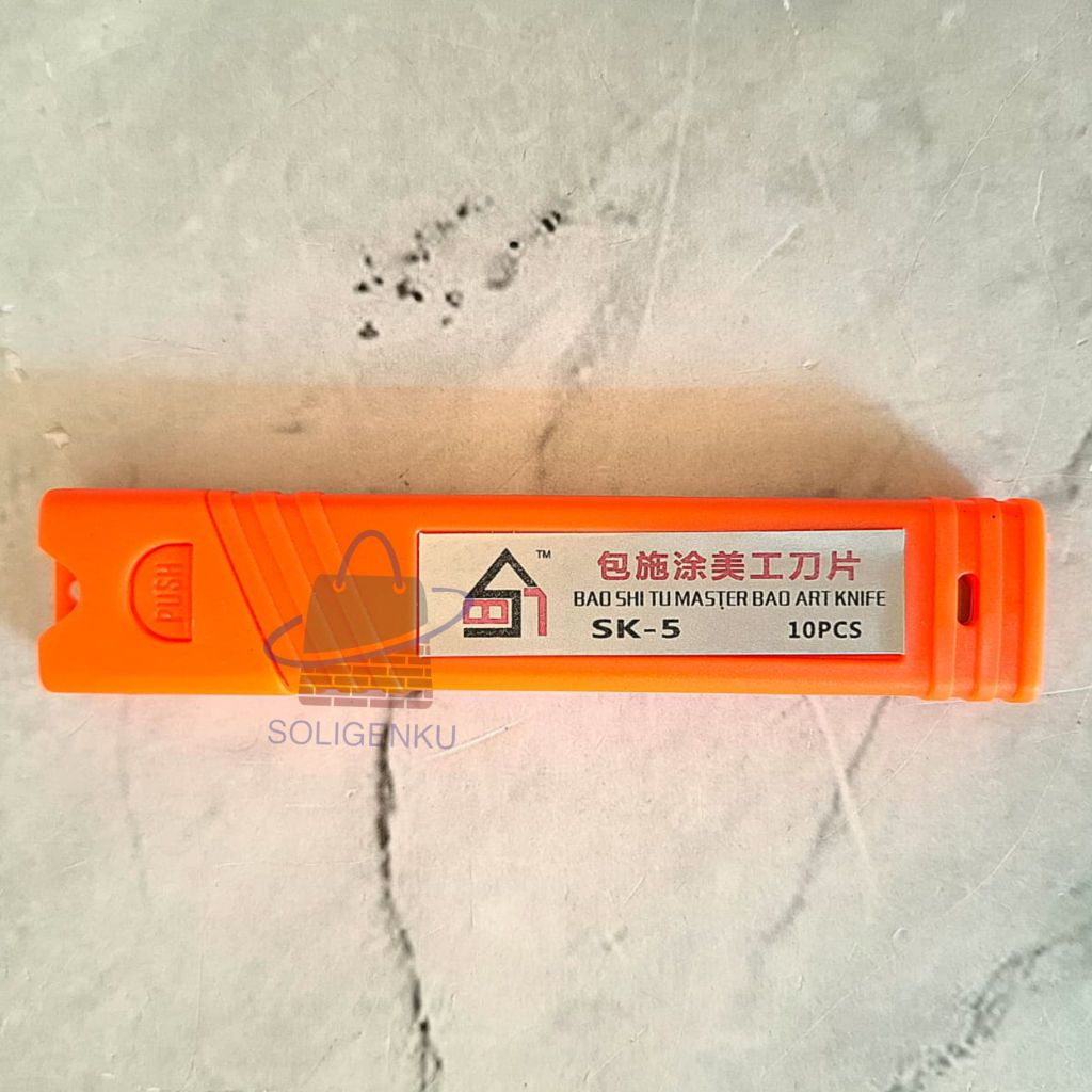 

refiil cutter isi 10 pcs/pisau Besar Tajam Kater Pengisian Ulang