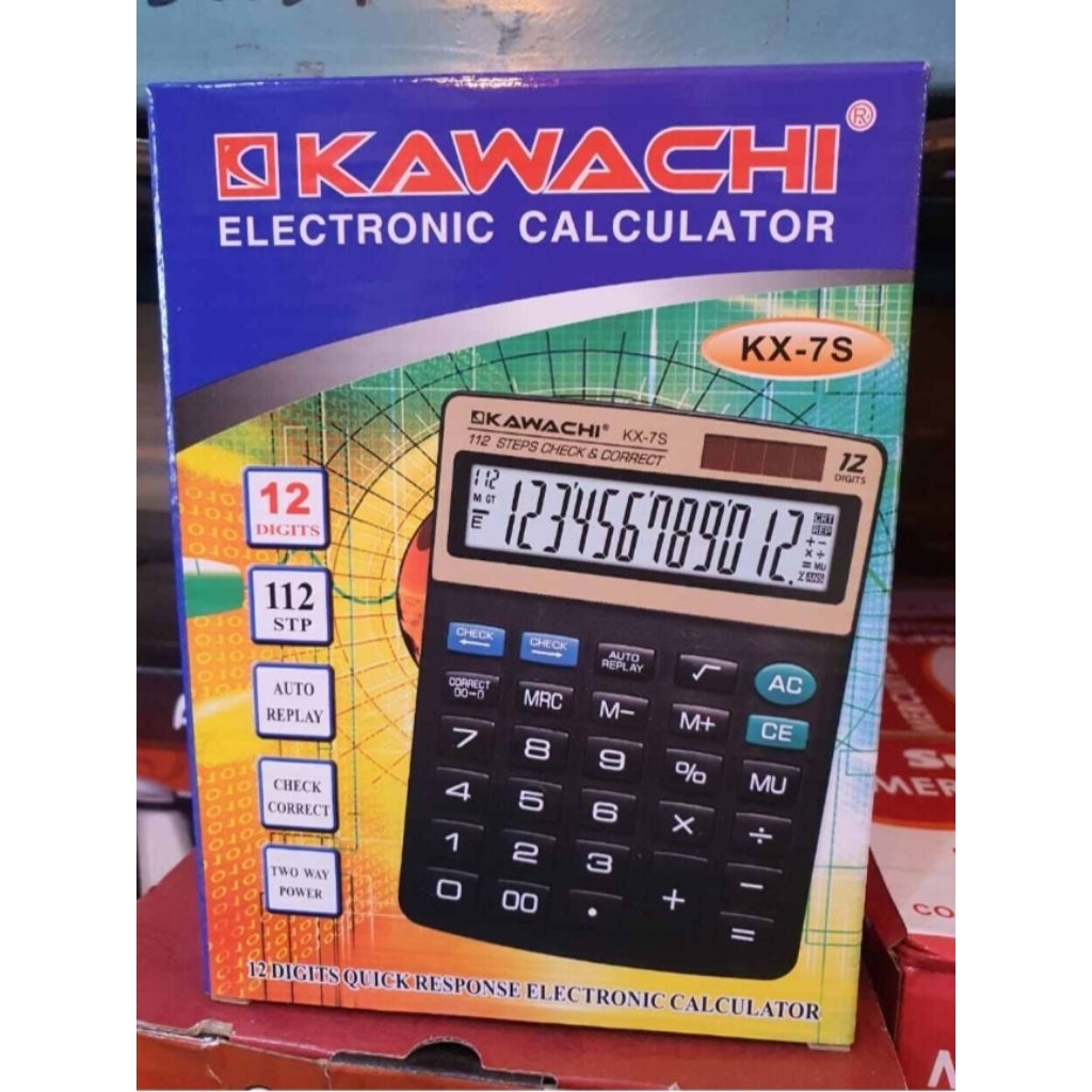 

Kalkulator Elektronik Kawachi KX-6S.