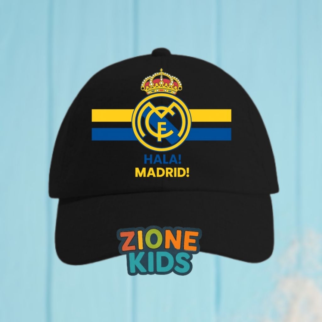 Topi Anak Hat Anak Bola Real Madrid Terbaru Free Nama
