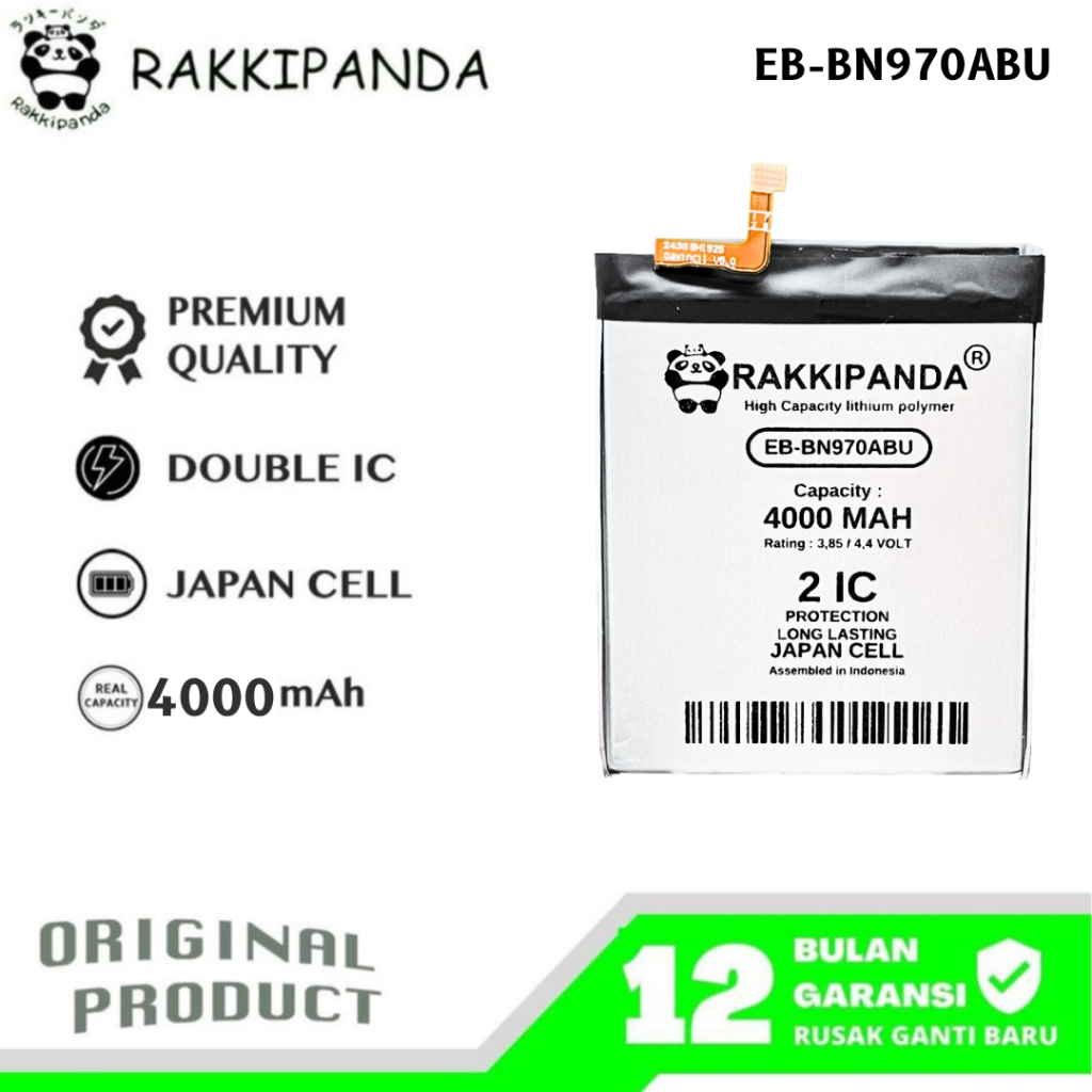 RakkiPanda - EB-BN970ABU Samsung Note 10 Batre Batrai Baterai