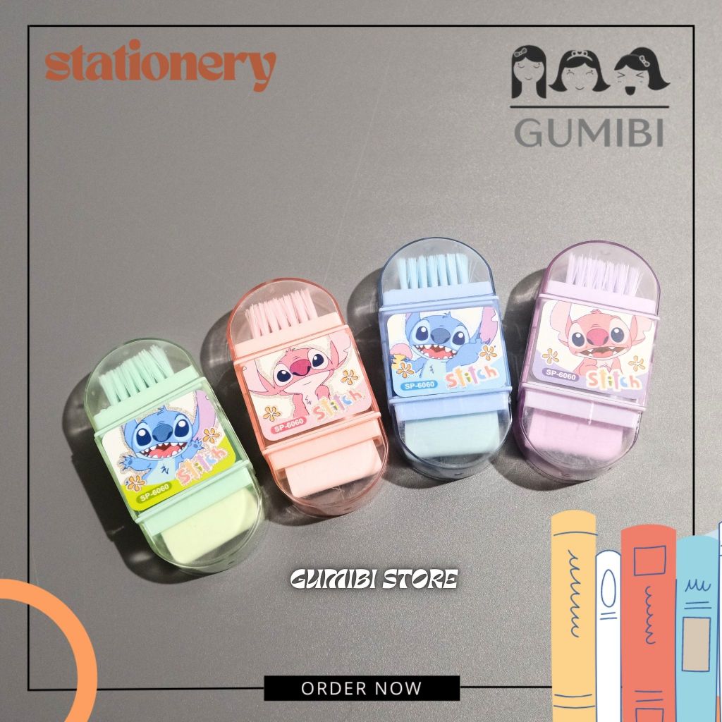 

RAUTAN STITCH SERUTAN PENSIL MOTIF STITCH FREE PENGHAPUS SAPU MINI RAUTAN 3 IN 1 STITCH LILO