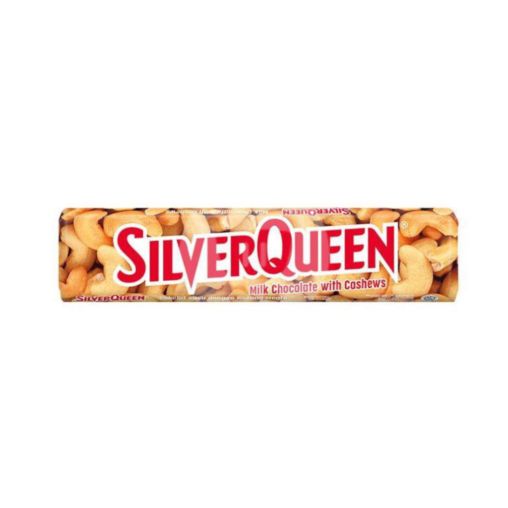 Silverqueen Cashew 55gr | Cokelat Batang | Coklat Silverqueen | Chocolate Bar