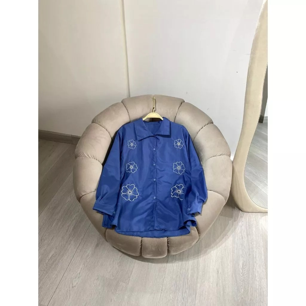 KEMEJA ASAN WAITA POLOS KATUNKANCING AKTIF LD 110 /ATASA POOS / EMEJA WANITA ADEEWASAOUSEWANITATERBB