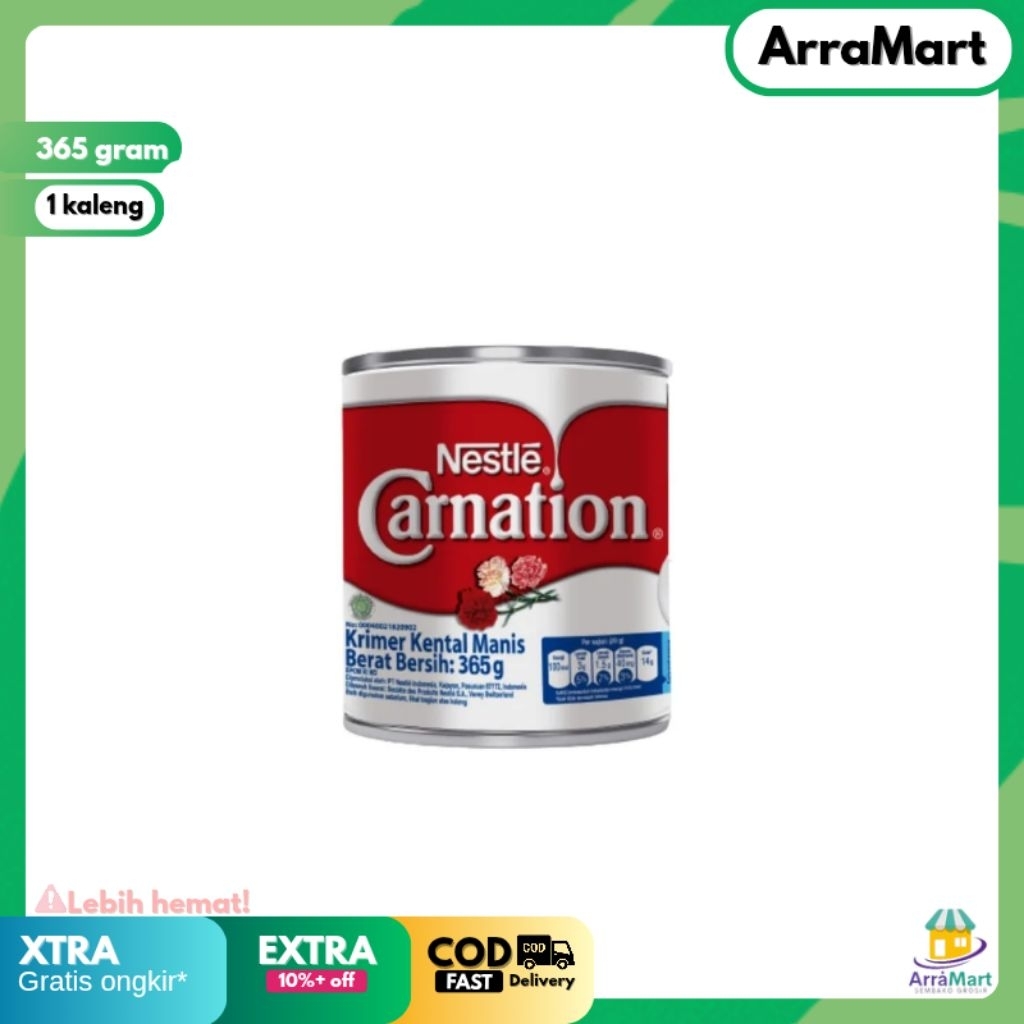 

Nestle Carnation Susu Kental Manis Kaleng 365gram
