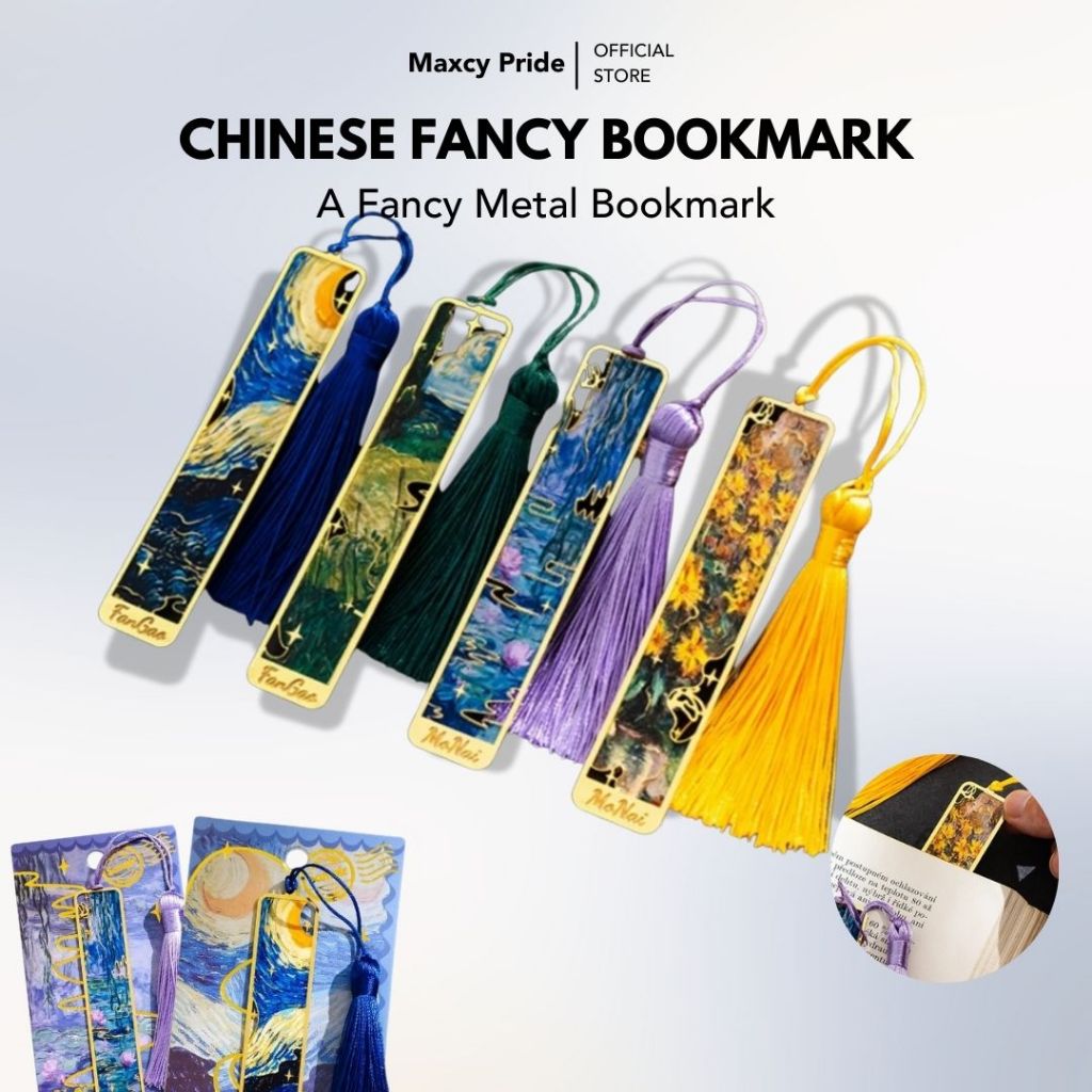 

Pembatas Buku Rumbai Estetik Retro Bookmark Vintage Cocok Untuk Hadiah Souvenir Perlengkapan Kantor