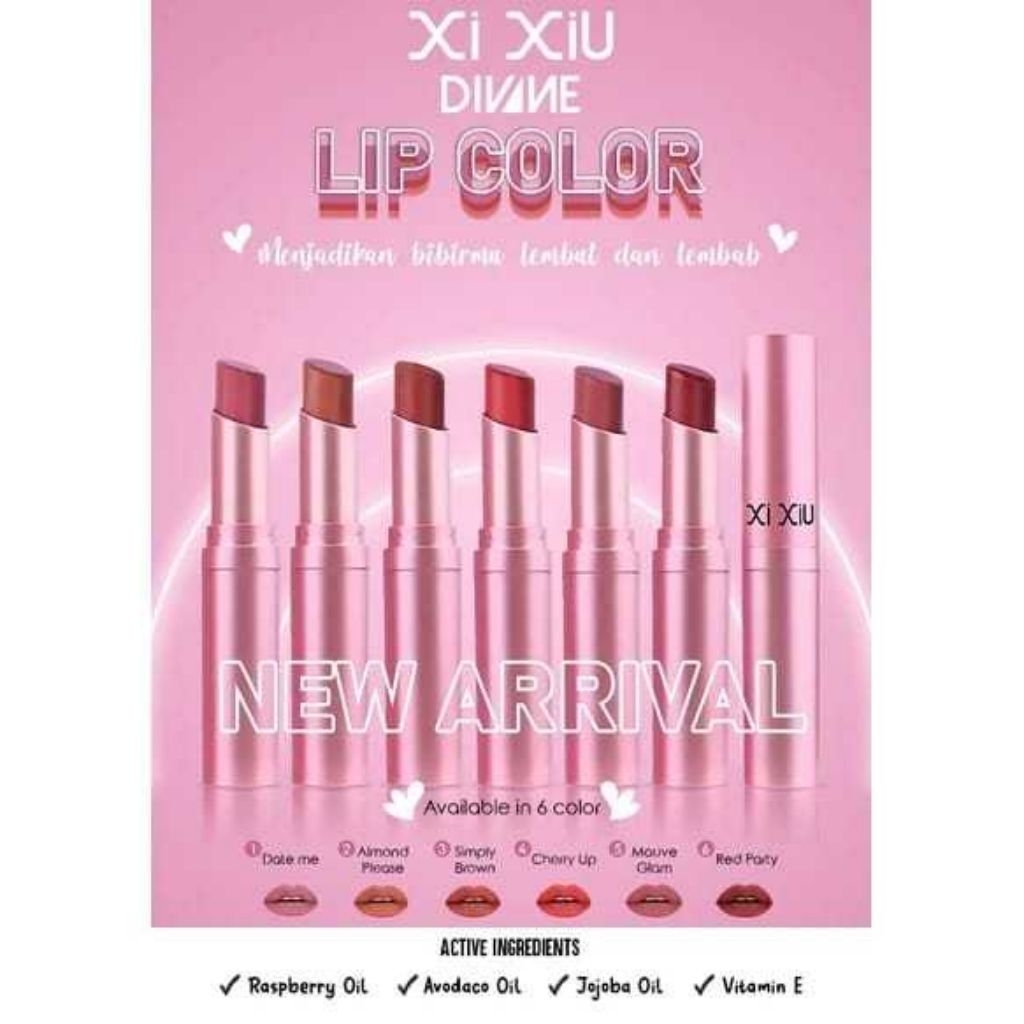 XI XIU DIVINE LIP COLOR/LIPSTIK MATTE