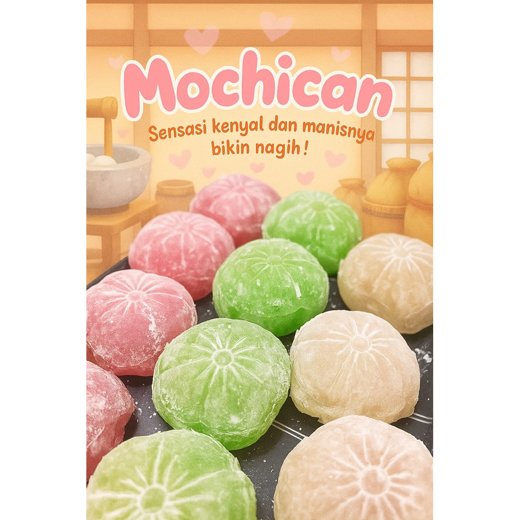 

Mochi Sakura 1Box isi 4pc. Isian Kacang Premium