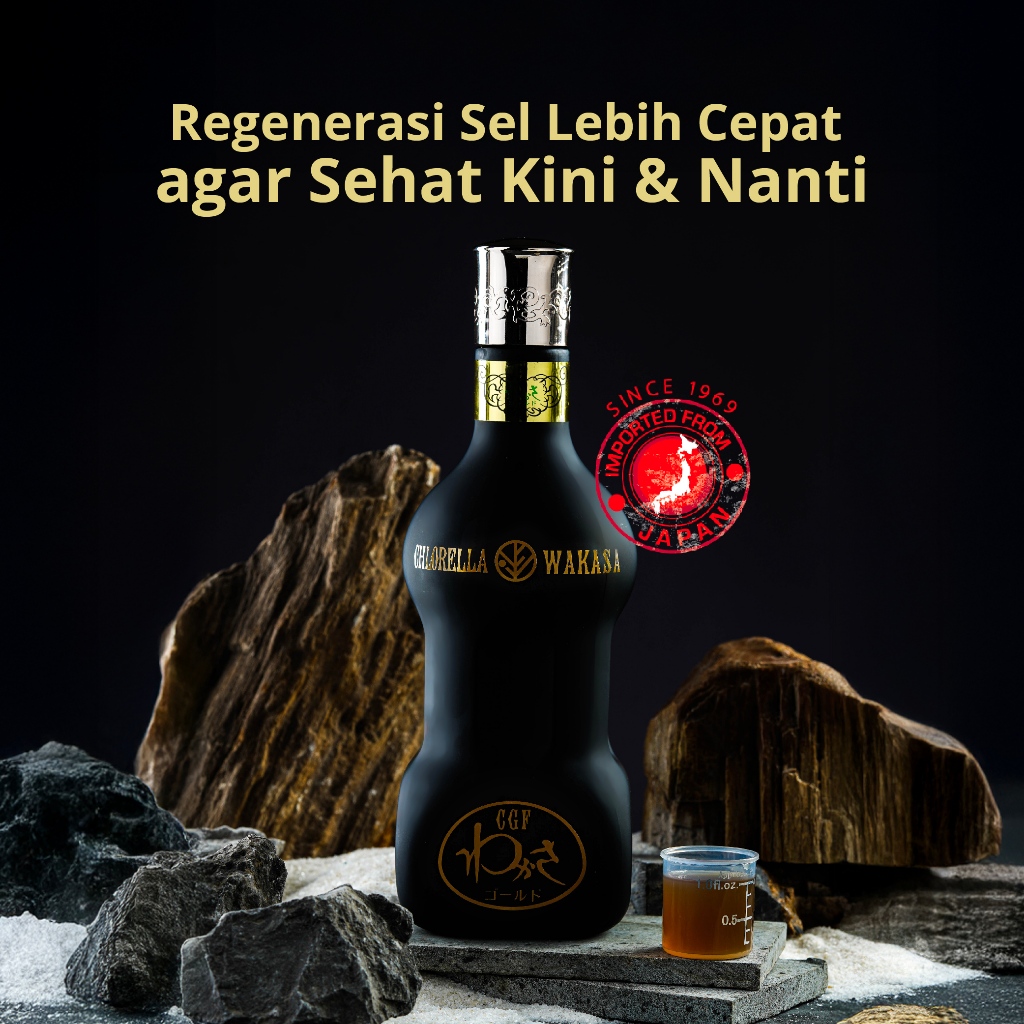 

CNI Wakasa Gold 1000ml 1 Liter Minuman kesehatan fermentasi, bantu regenerasi sel dan vitalitas tubuh CNI Store Menteng Raya