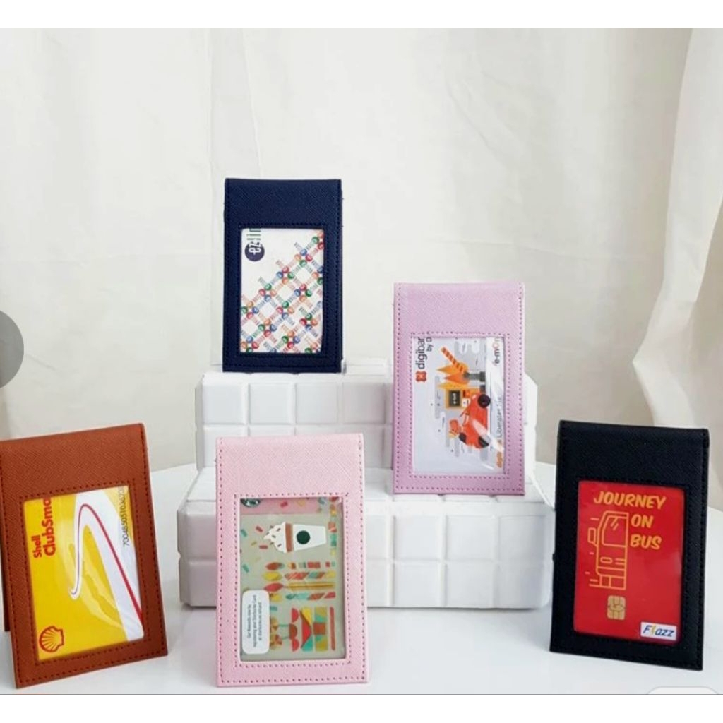 

Flashe name tag magnet jepit 2 sisi ID Card Holder