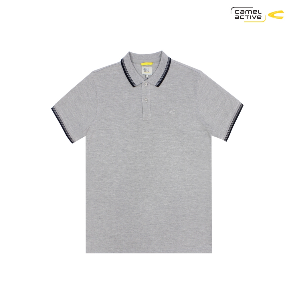 camel active Men's Pique CVC Polo Shirt
