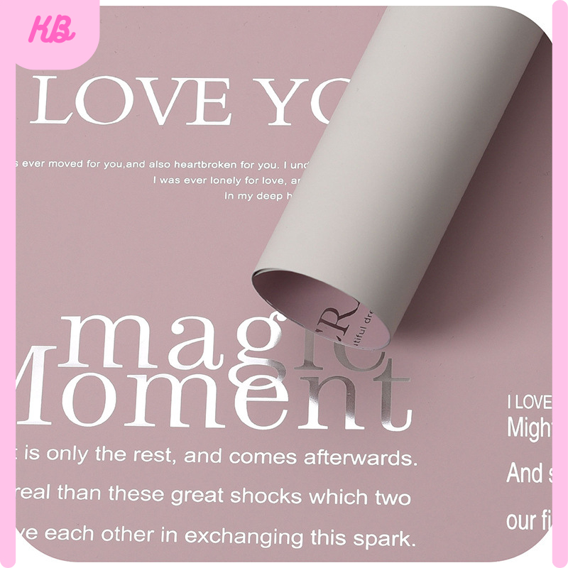 

Flower Wrapping Cellophane Paper Kertas Buket Bunga Bouquet Florist Lembaran KB6082