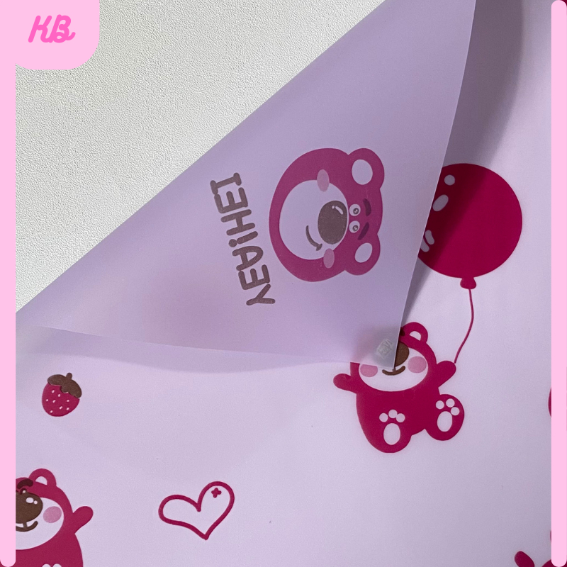 

Kertas Buket Cellophone Transparant Karakter Carton Lucu Anak KB84