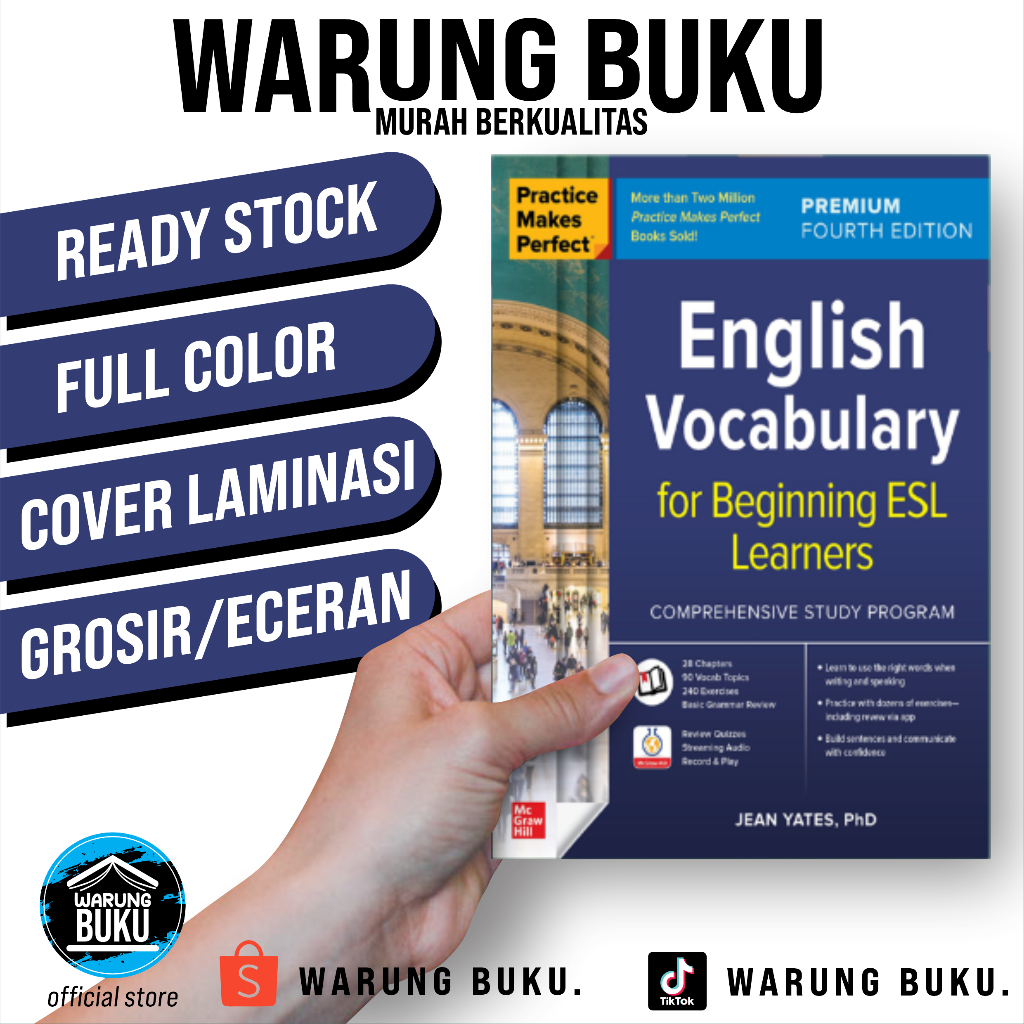 

Buku Practice Makes Perfect: English Vocabulary for Beginning ESL Learners, Premium Fourth Edition