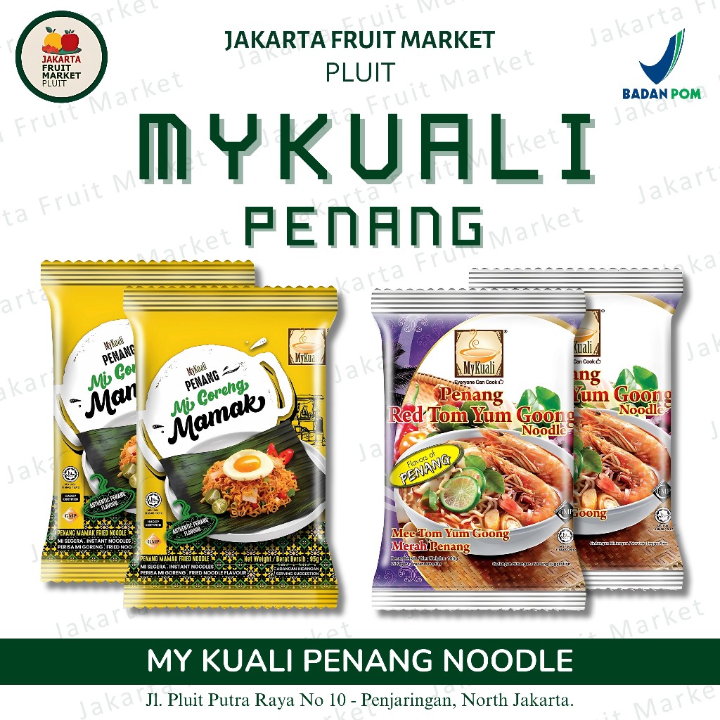 

Mie Instant My Kuali Penang Variant - Tom yum/Goreng Mamak