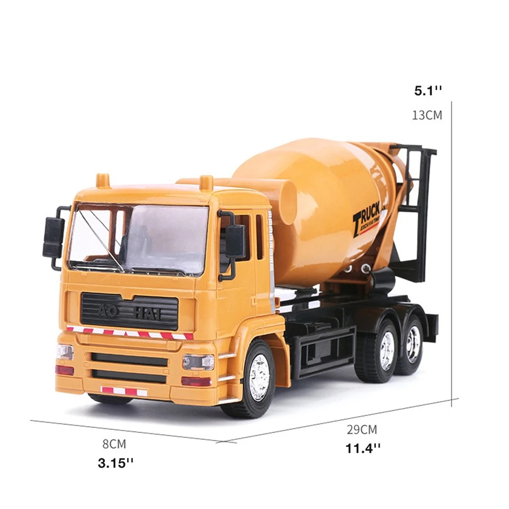 Mainan Mobil RC Truk Mixer Molen Remote Control Truk Semen 1 : 24 Mainan Truk Molen Konstruksi