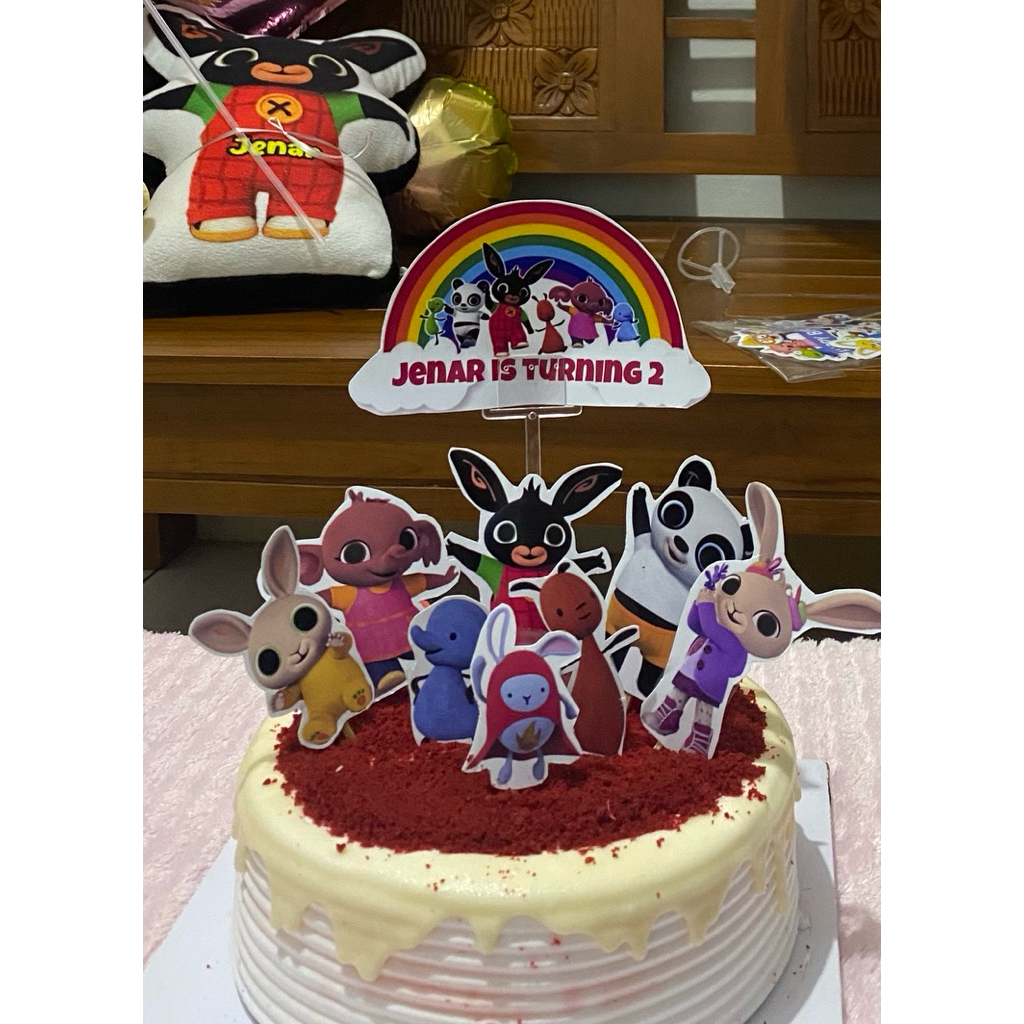 

cake topper bing bunny cake topper karakter costum nama
