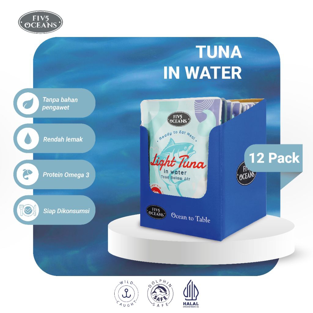 

Fiv5 Oceans Tuna in Water - 12 pack