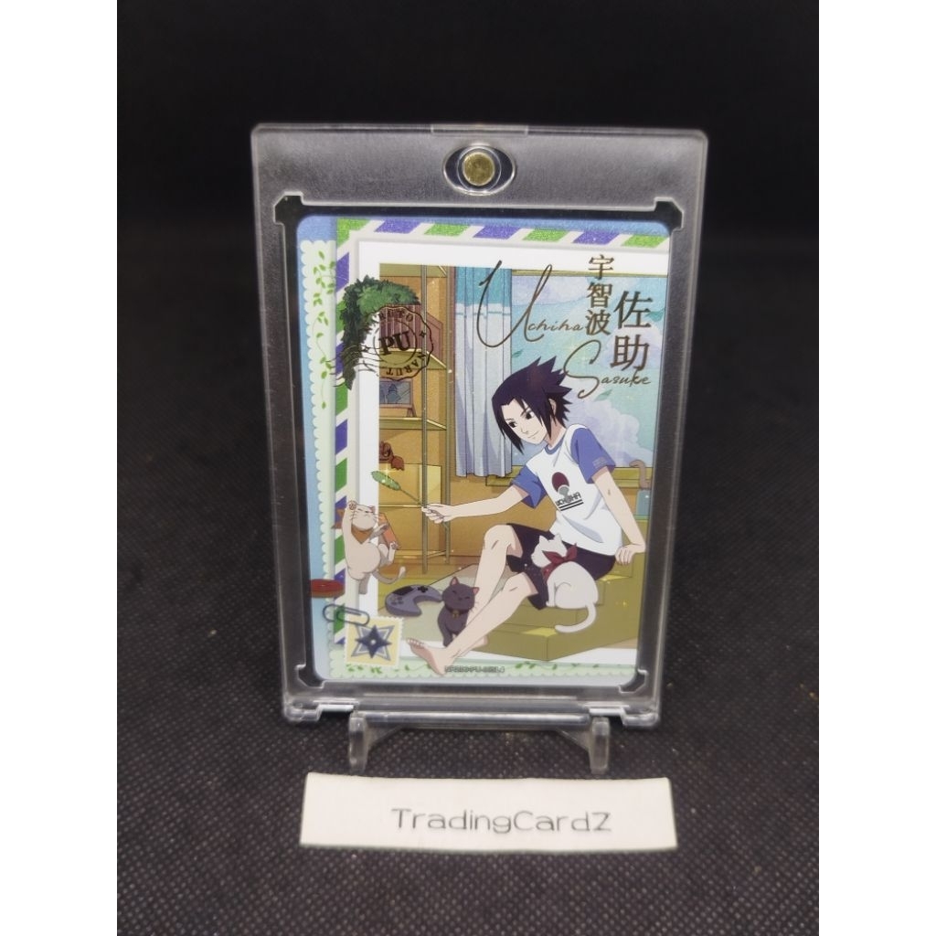 TCG/CCG 2023 Kayou Official Naruto Card PU Sasuke Uchiha #NRZ06-PU-005L4 (dpt top loader)