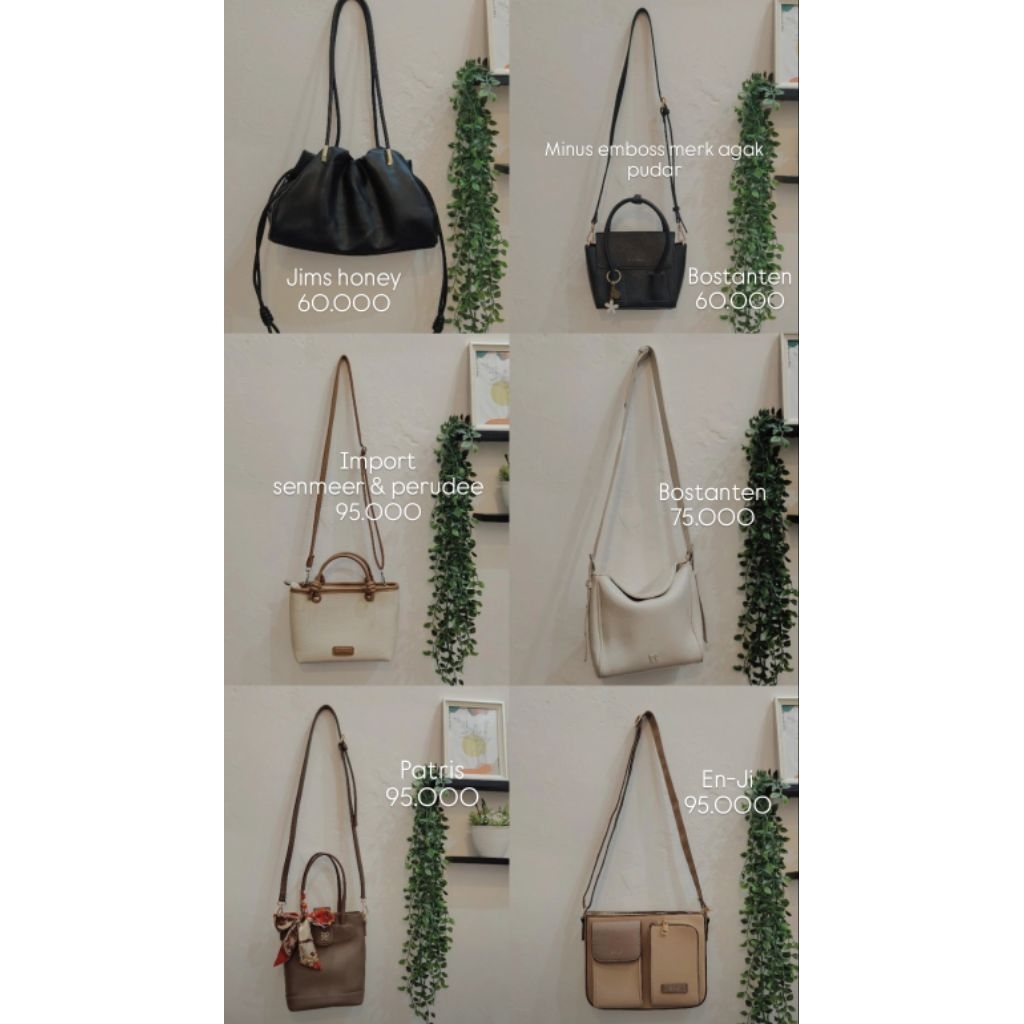 Preloved tas bostanten patris mossdoom jims