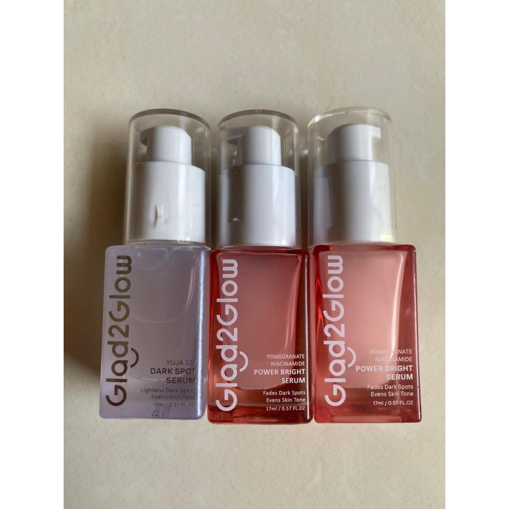 GLAD2GLOW Serum Series Peeling Serum Brightening Serum Dark Spot Serum Glow G2G