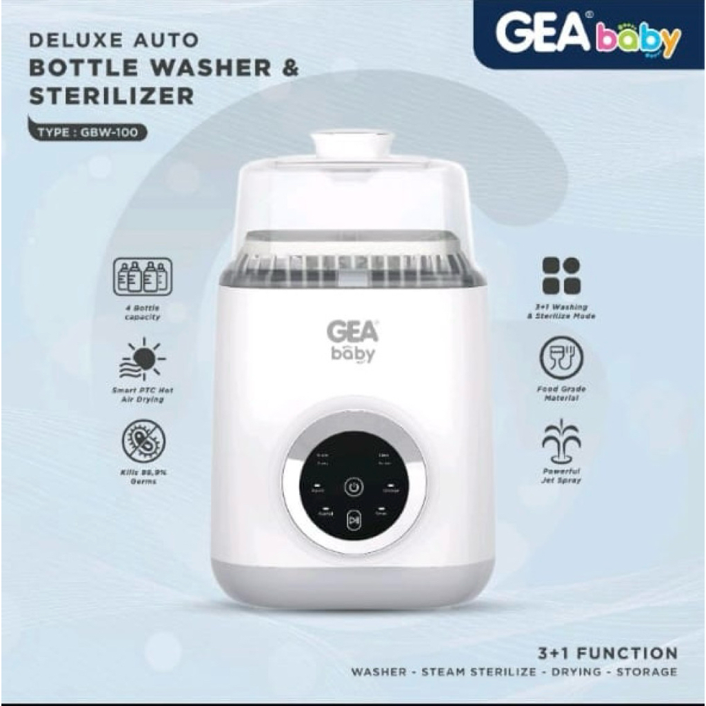 Gea Baby Deluxe Auto Bottle Washer & Sterilizer GBW-100