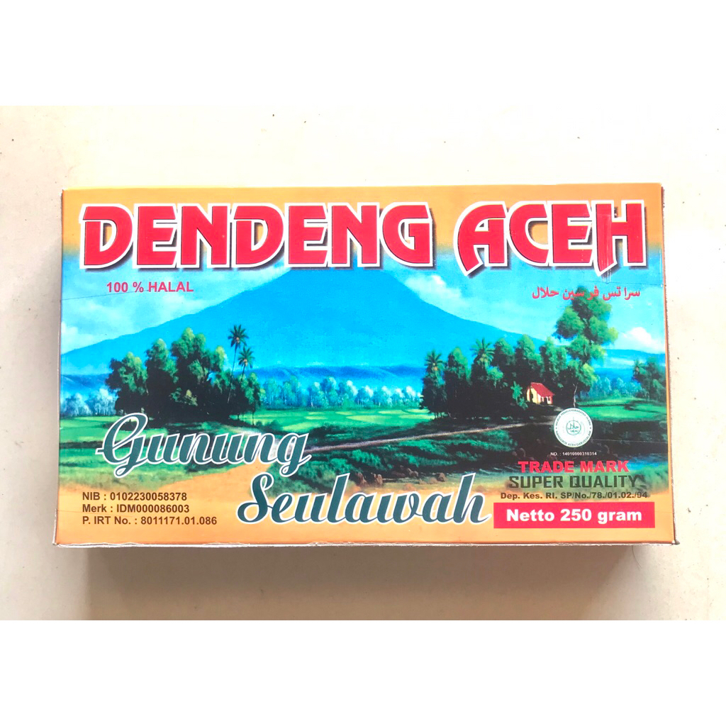 

DENDENG SAPI ASLI ACEH CAP GUNUNG SEULAWAH 250 GRAM