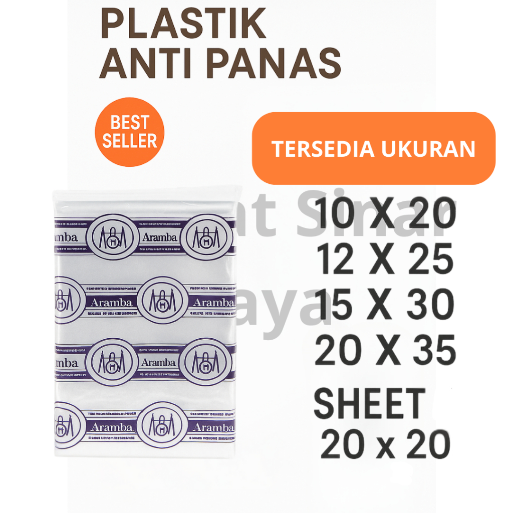 Kantong Plastik Sheet Hd Tahan Panas /Plastik Hd Anti Panas Kuat Tebal 10X20 12X25 15X30 20X20 20X35