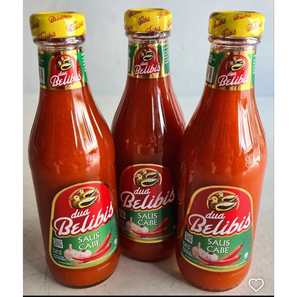 

Saus Cabe Dua Belibis Botol 340gr
