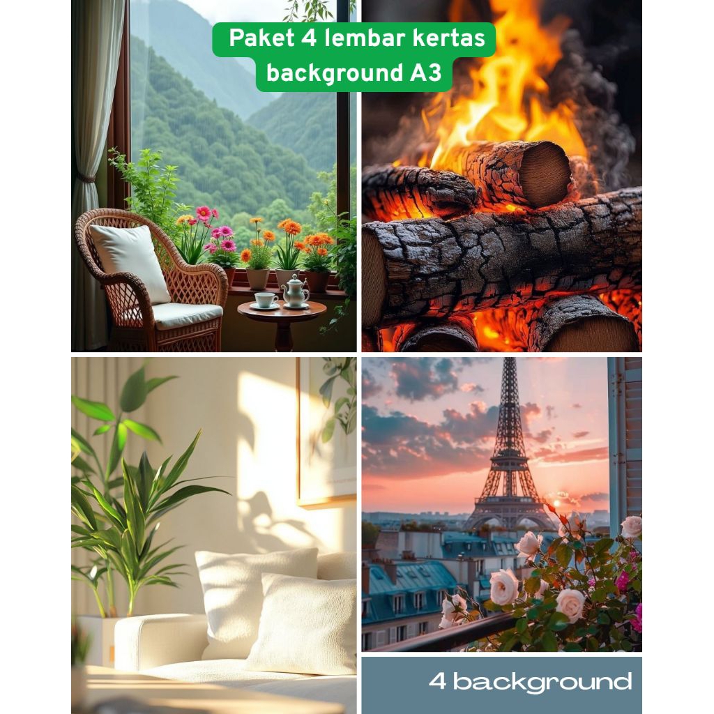 

Kertas Background Ngonten isi 4 lembar