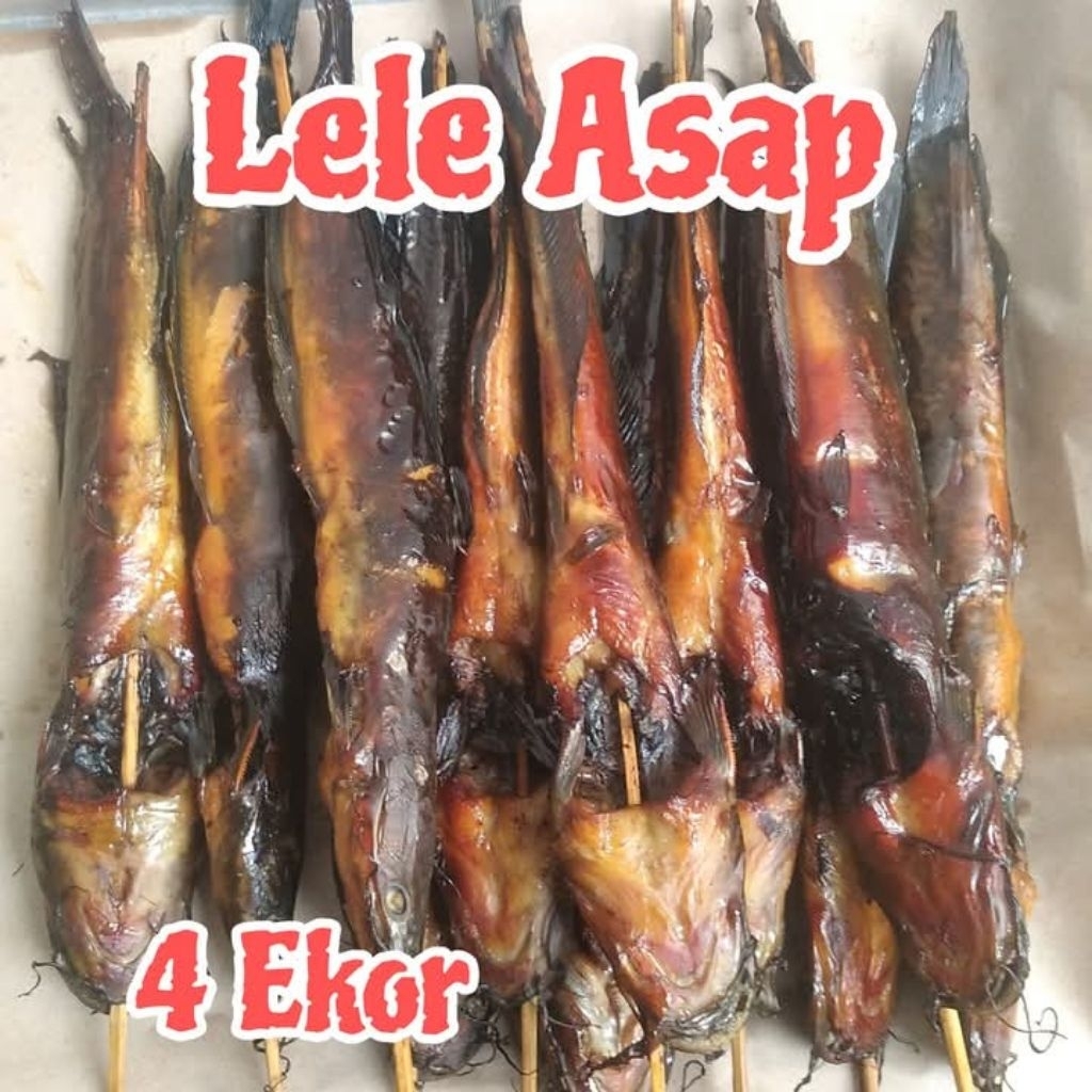 Ikan Lele Asap JUMBO/Ikan Salai 4 Ekor. Lele Asap