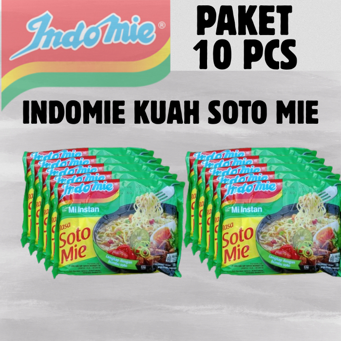 

PAKET 10PCS INDOMIE KUAH SOTO MIE
