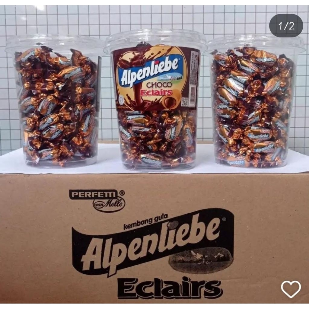 

Alpenliebe Eclairs 100butir