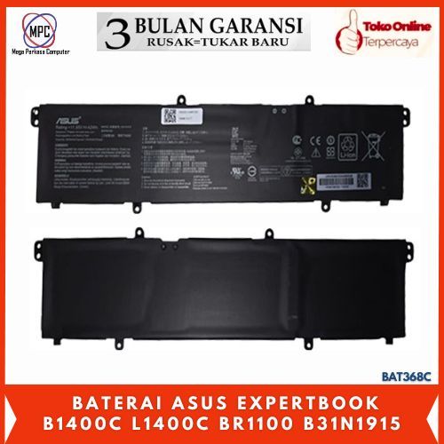Baterai Asus Expertbook BR1100 B1400 B1500 BR1100CKA BR1100FKA BR1100FX L1 L1400CDA B1 B1400CEAE B15
