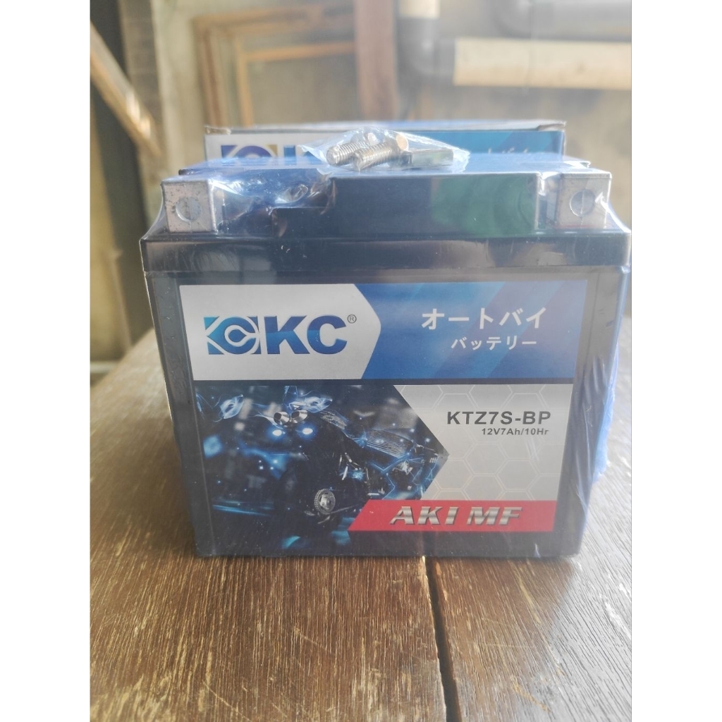 Aki KC 7S, Aki Vario, Aerox, Grand Filano, Satria FU 150 Aki KTZ7S-BP, Aki GTZ7S, Aki GTZ6S, Batrai 