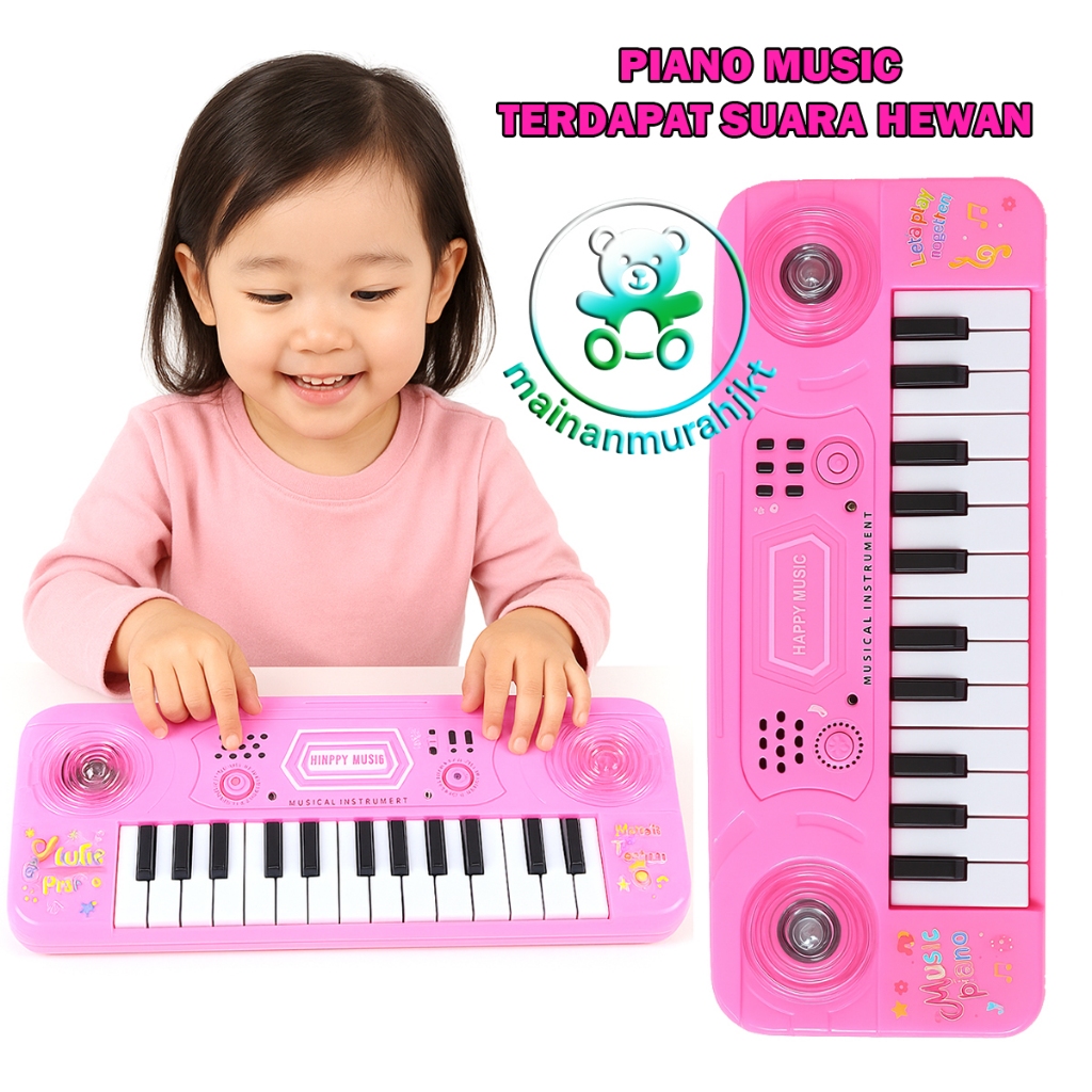 Grosir Mainan Anak Murah Electronic Piano Iu17 Terdapat Mode Suara Hewan Dan Musik Piano