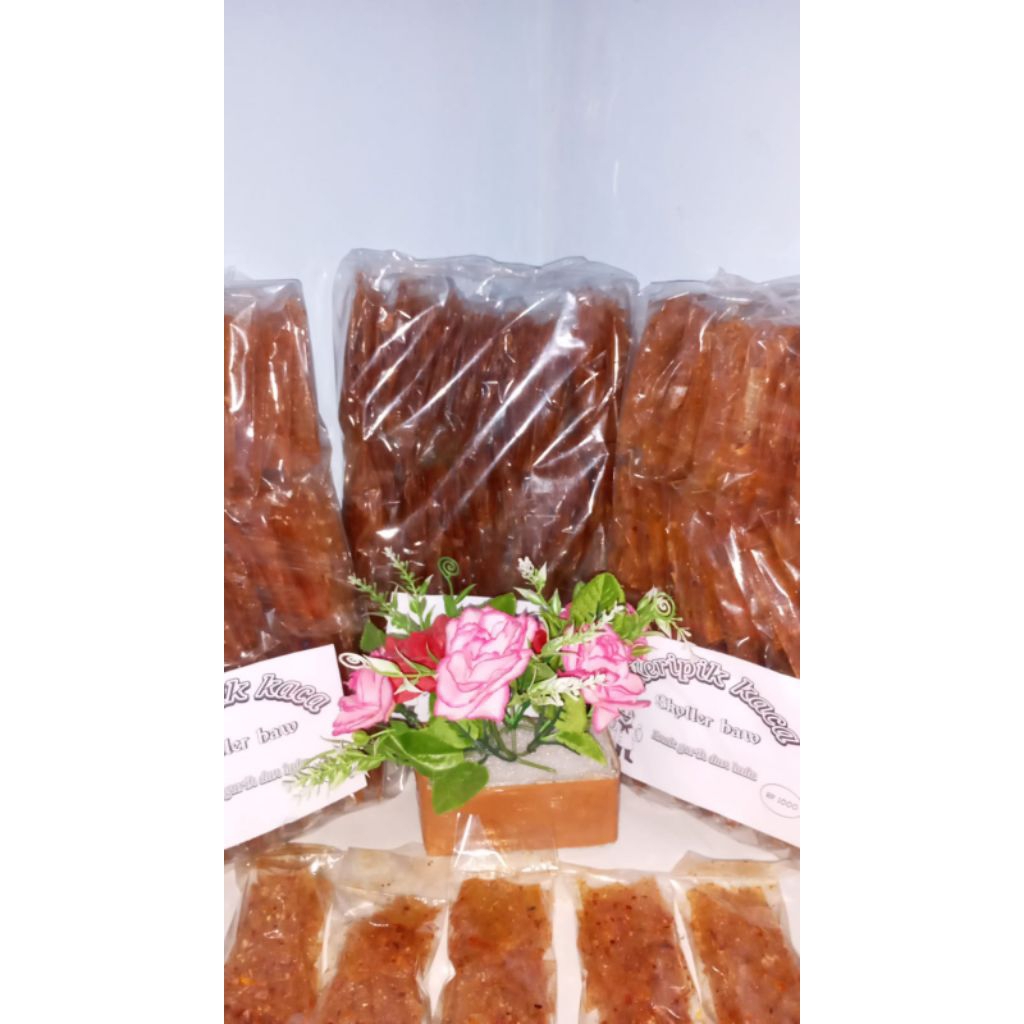 

KERIPIK KACA (KRIPCA) ENAK GURIH PEDAS