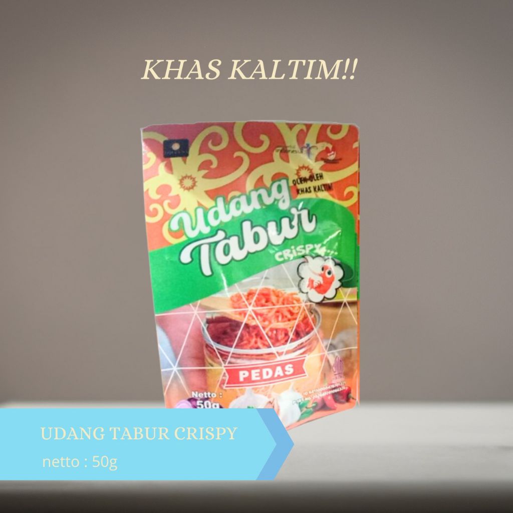 

Oleh-oleh khas Kaltim Udang Tabur Crispy Pedas