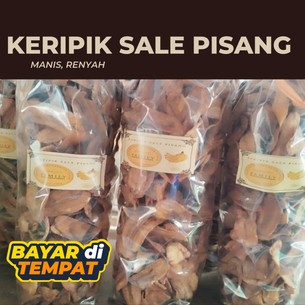 

KRIPIK SALE PISANG CRUNCHY RENYAH KHAS CILACAP