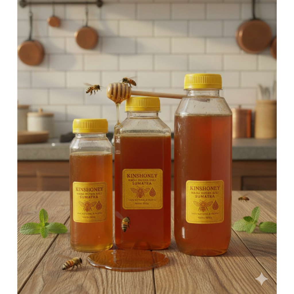 

Madu Hutan Asli Sumatra, Raw Honey (Lebah Apis Dorsata)