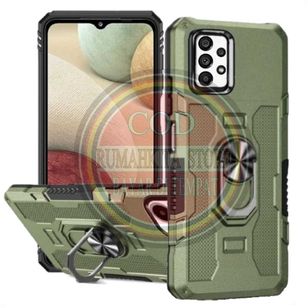 CASING HP SAMSUNG GALAXY A13 4G CASE ROBOT HIT EYE RING KICK STANDING HARDCASE ROBOT ARMOR