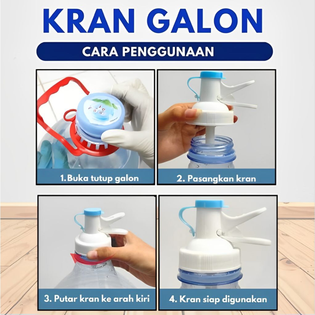 KITCHENWARE Keran Galon Air Minum / Kran Manual Serbaguna