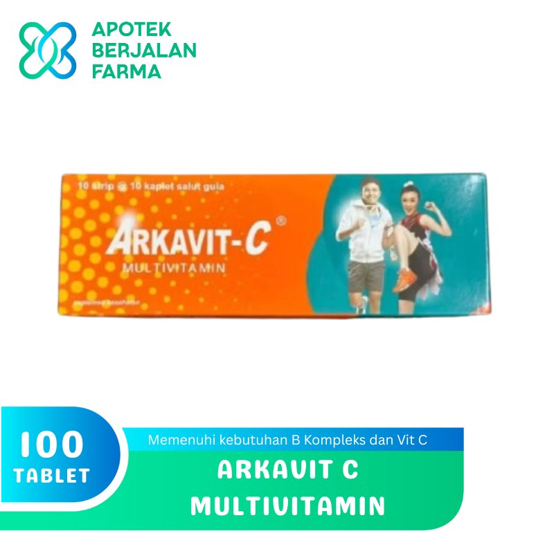 Arkavit C Multivitamin 500 MG Box isi 100 Kaplet