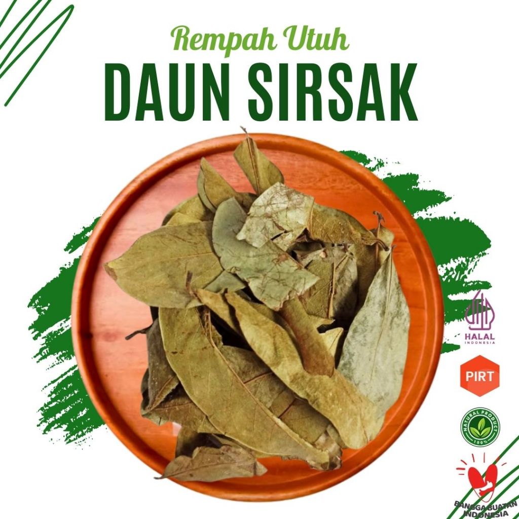 

Daun Sirsak (Kering) / Soursop Leaf Herbal Rempah Organik