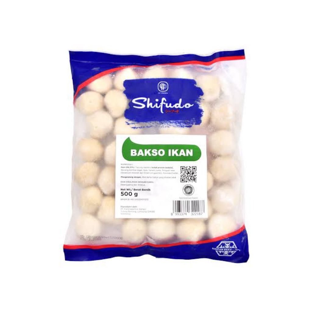 

Shifudo Bakso Ikan 500 gr (Frozen Food)