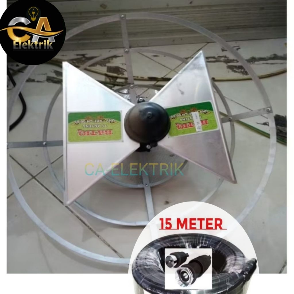 Antena TV parabola antena bulat antena wajan bolak balik