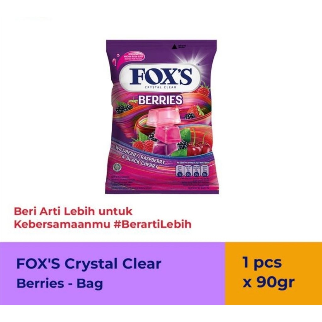 

FOX’S Berries Bag 90 gram / permen foxs