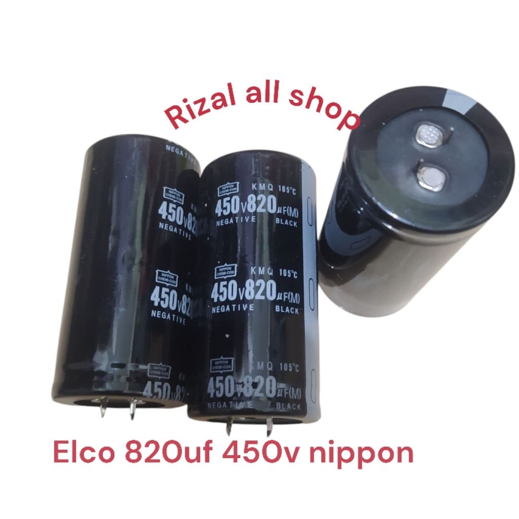 Elco 820uf 450v Nippon Chemicon [1buah]