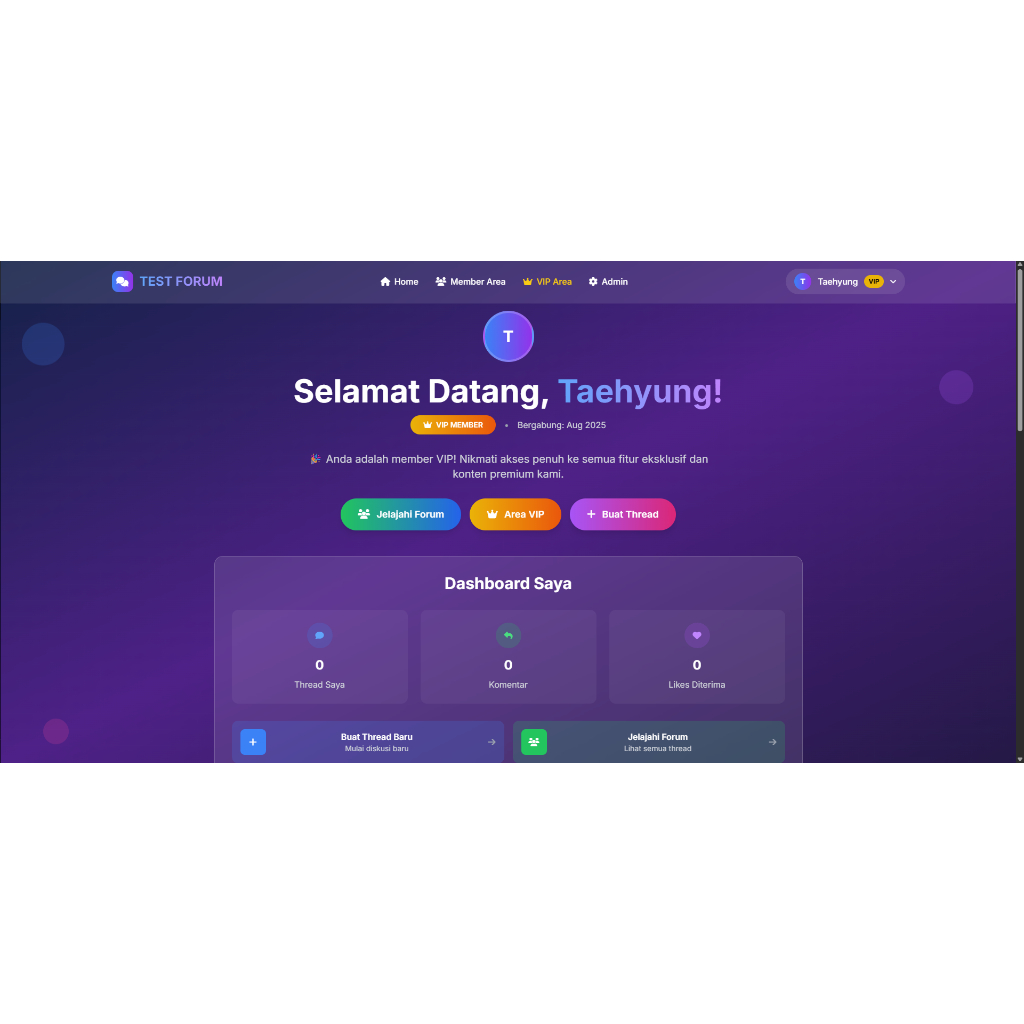 WEBSITE FORUM DISKUSI VIP