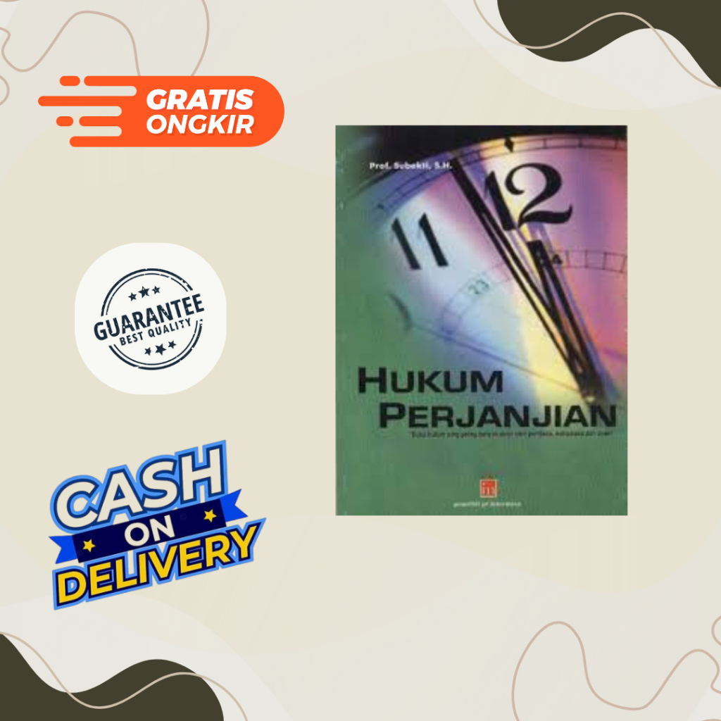 Buku Hukum Perjanjian - Subekti